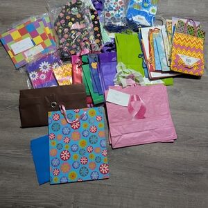 Colorful Party Gift Bags Set By Hallmark 80 Bags